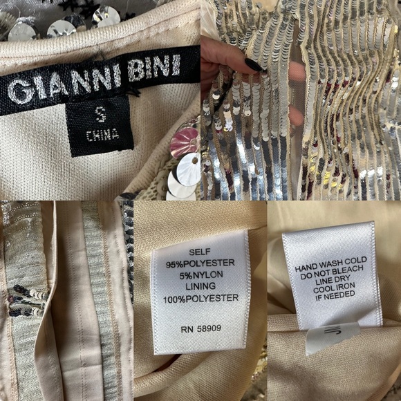 Gorgeous flirty full sequin party dress. - Picture 3 of 3